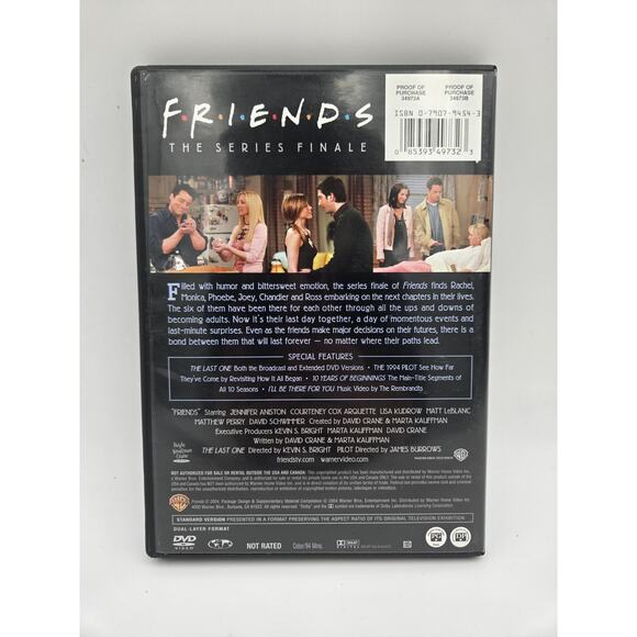 Friends DVD Seasons 5 & 10 + Finale Disc with Women’s Medium Friends Jacket - Picture 14 of 15